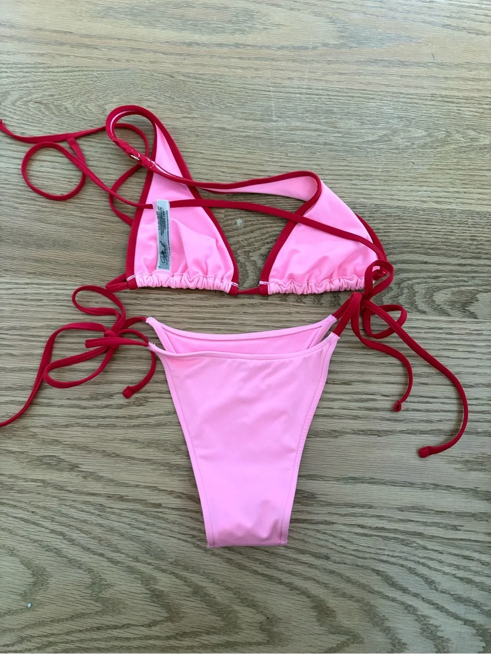 Frankie’s bikinis pink set